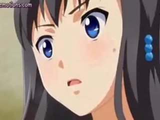 Hentai Rubs A dick With Her Tits