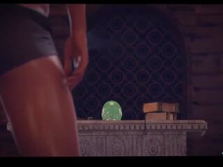 Lara croft a the nefrit skull