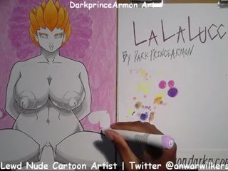Coloring Lalalucca at Darkprincearmon Art: Free HD adult video 2a