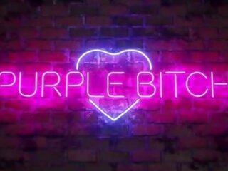 Cosplay milenec má první špinavý klip s a fan podle purple fena