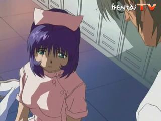 Anime pelata tyttö saa hänen ulkosynnyttimet violated