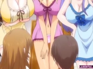 Hentai meninas é uma merda tittyfucks e fica seu bichanos pumped
