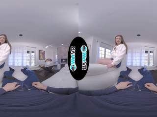 WETVR Step Sister Takes Advantage of Masturbator in VR sex clip