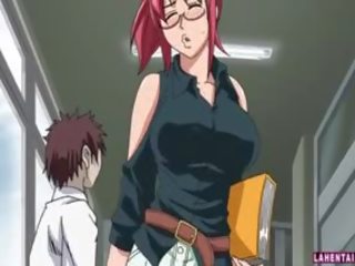 Hentai redhead gets fucked in kelas