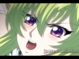 Blond animen elf älskar till har lots av dongs till spela