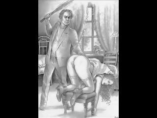 Aneh and attractive female spanking artworks