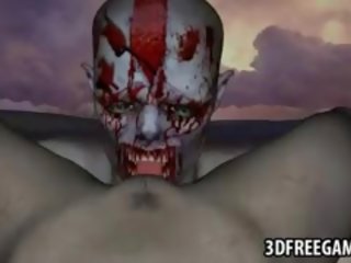 Voluptuous 3D Zombie enchantress Getting Licked And Fucked Hard