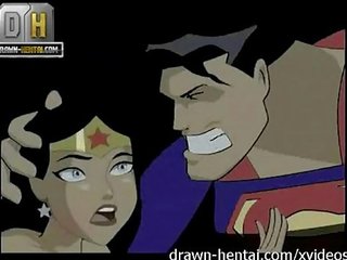 Justice league seks film - superman na zastanawiać się kobieta