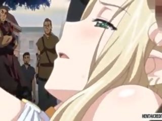 Blonde Hentai young female Fucked Rough In Public