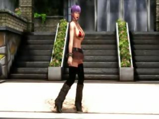 Ayane 3D dancing (DOA) bouncing boobs