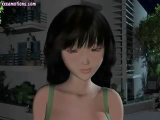 Kinky Animated cutie Gets Snatch Fingered