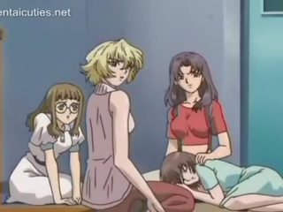 Incredible flirty busty anime hottie gets her pussy fucked hard video