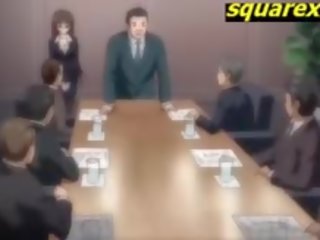 Charmant secretaresse geneukt en creampied anime xxx
