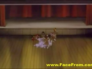Cartoon adult clip clip with oriental young woman