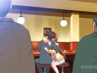 Punapää anime koulu nukke viettelee hänen sievä opettaja