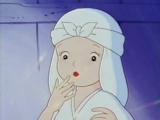 Naken animen nuns har porr för den först tid