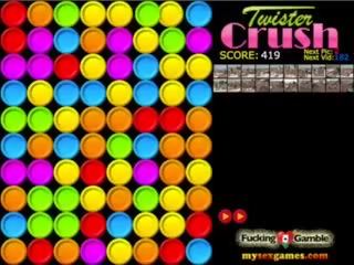 Twister crush: חופשי שלי מלוכלך סרט משחקים סקס וידאו mov ae