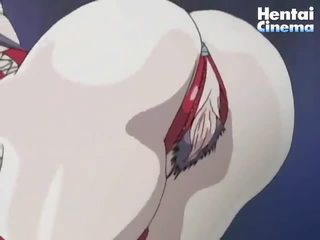 Perverterad animen stripper retar 2 kåta dubbar med henne terrific röv och snäva fittor