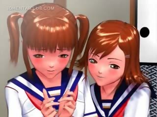 Pekné anime teenager odreniny ju vysokoškoláčky poriadny pička