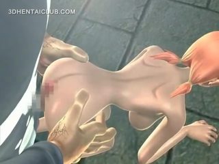 Krūtainas hentai iela meitene izpaužas sperma šāviens par viņai liels bumbulīši un bac