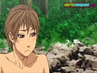 Naked hottie in hentaý clip