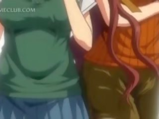 Adolescente 3d hentai senhora combate sobre um grande pica-pau