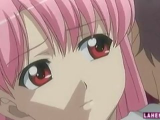 Pinkhaired hentai honig wird leckte und gefickt