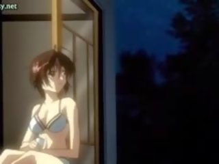 Geidulingas anime pupytė gauti jizzed į dušas