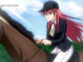Nagi lubieżny anime ruda w hardcore anime sceny