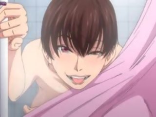 Kinky Hentai call girl Takes phallus At The Shower