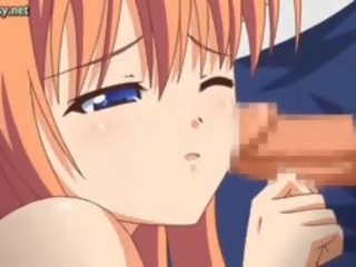 Fiery Red Haired Anime Getting Snatch Drilled