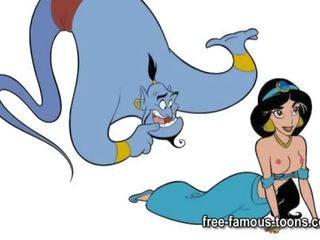Aladdin and Jasmine x rated film parody