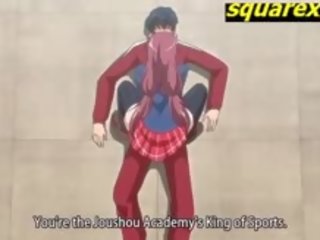 Suur tissid teismeline üliõpilased kuradi sisse tagahoov anime