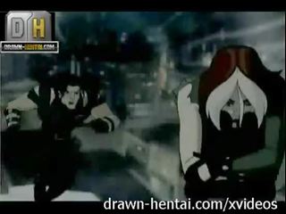 X-men sexo vídeo - wolverine contra rogue. muchos veces
