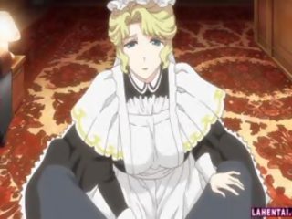 Blonde Hentai Maid Sucks And Gets Fucked From Behind