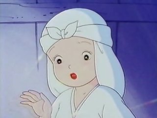 Lakuriq anime murgeshë duke pasur i rritur video për the i parë