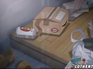 Hentai trágár film -val companion -ban a fürdőszoba