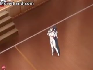 Neįtikėtinas nešvarus krūtinga hentai anime femme fatale turėti