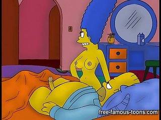 Marge simpsons مخفي العربدة