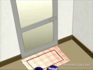 Sprchový ústní pohlaví film s nahý hentai lesba kotě