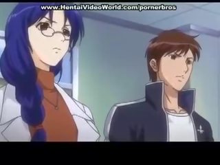 Velký hůl v anime školní holky prdel